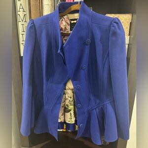 Elegant Blue Women's Jacket